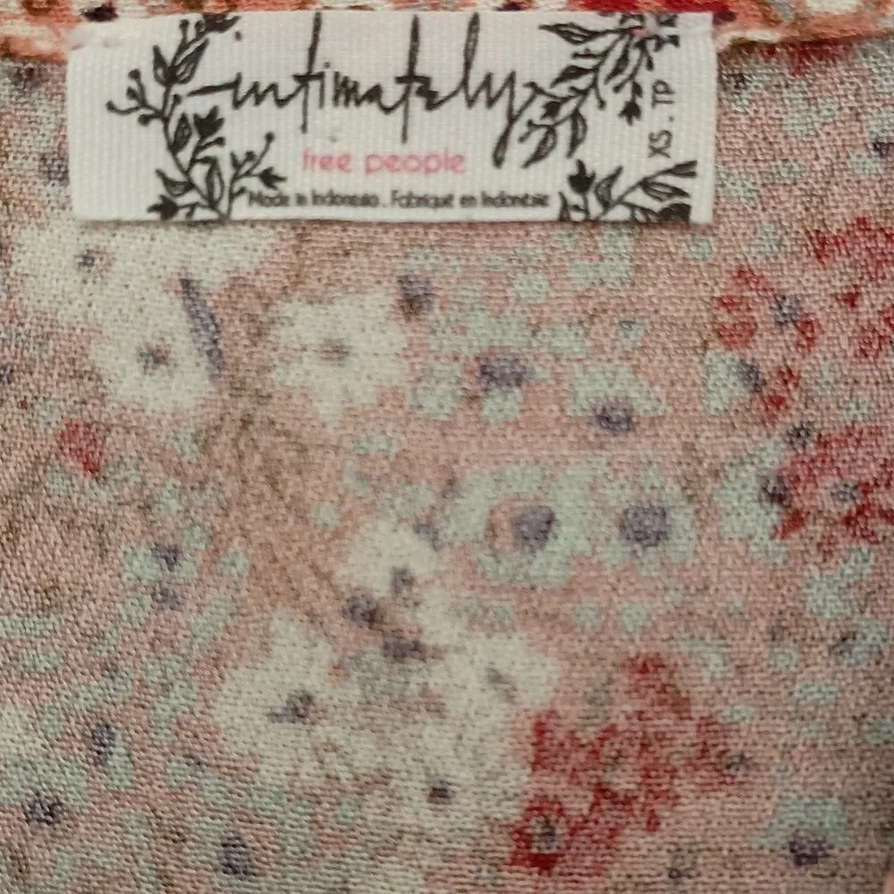 Free People All My Love Printed Wrap Dress